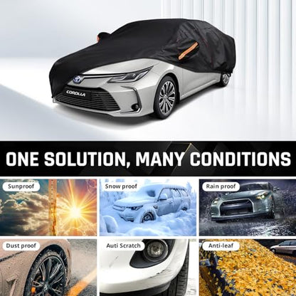 Car Cover Custom Fit for Toyota Corolla 2013