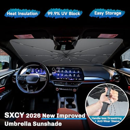 for 2024 2025 2026 Chevy Traverse Windshield Umbrella Sunshade