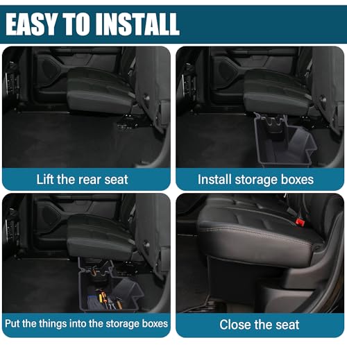 Rear Under Seat Storage Box for 2019