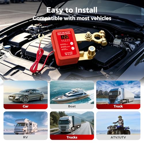 Remote Battery Disconnect Switch 12V (4 Count)