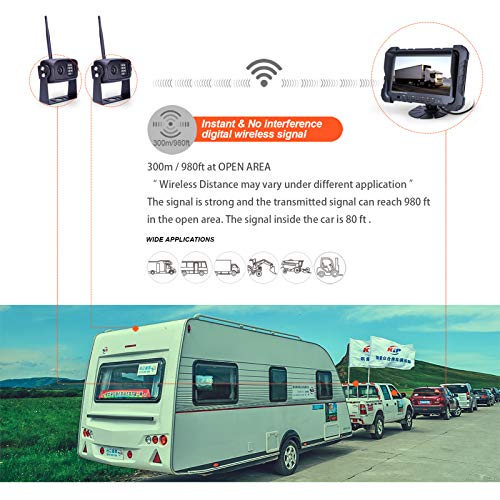 Digital Wireless Backup Camera System