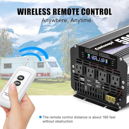 5000W Power Inverter 12V to 110V