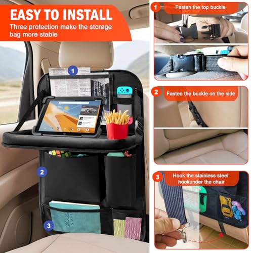 Car Backseat Organizer with Tablet Holder