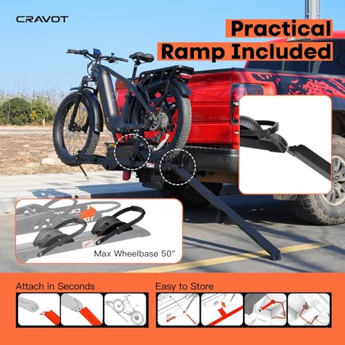 CyberRack E1 EBike Rack with Ramp for 1Ebike