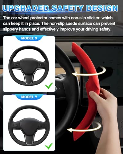 Custom Fit for Tesla Steering Wheel Cover