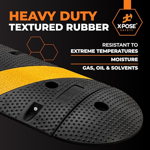 Rubber Speed Bump End Caps Set of 2 (2 Count)