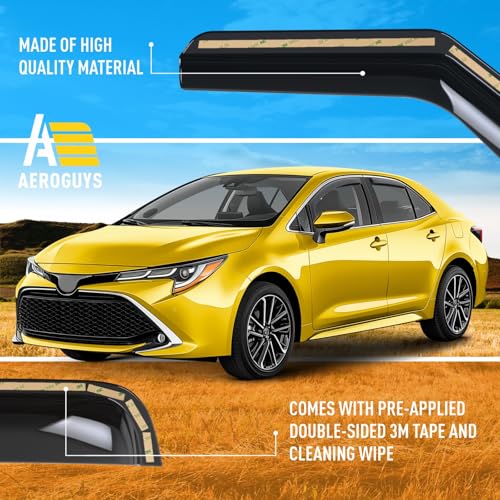 Extra Durable Window Deflectors in (4 Count)