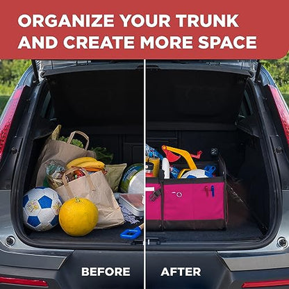 Pink Car Trunk Organizer for Women