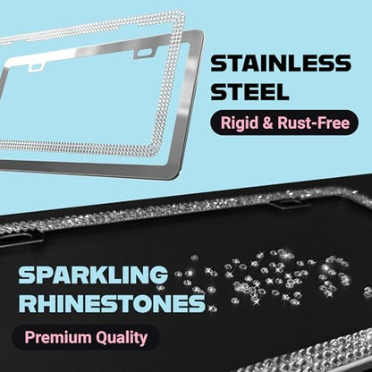 Dazzling Bling License Plate Frame for Women