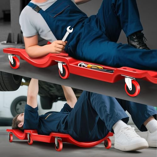 36" L X 17" W x 4.25" H Vehicle Repair Low Profile Automotive Creeper w