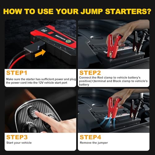 6000A Car Battery Jump Starter
