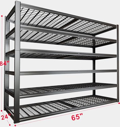 65" W Garage Shelving Heavy Duty