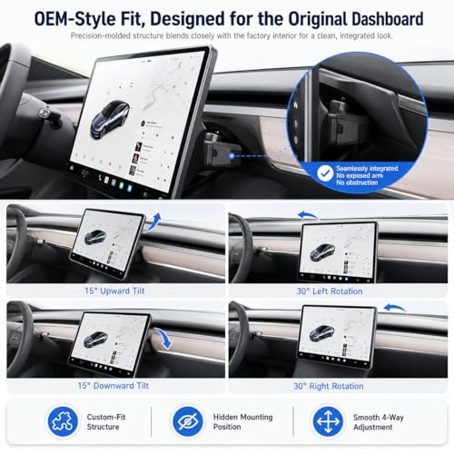 Screen Swivel Mount for Tesla Model 3 2017