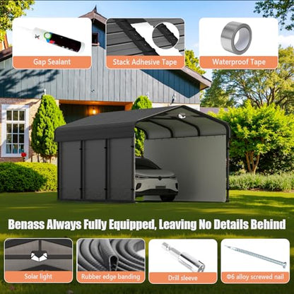 10x15 Heavy Duty Metal Carport