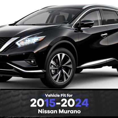 in Channel Window Visors Rain Guards Fit for Nissan Murano 2015 (4 Count)