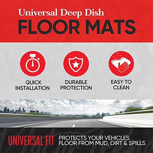 943 BK FlexTough Defender Car Floor Mats