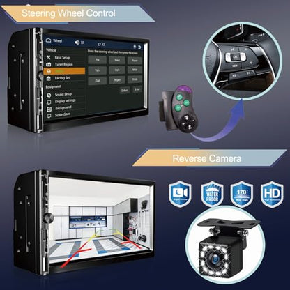 7 Inch Car Stereo with Wireless Apple CarPlay