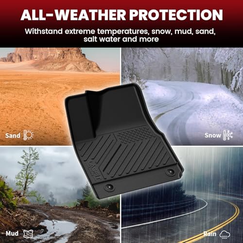 Floor Mats for Hyundai Ioniq 5 Unmovable Console 2024 2023 2022