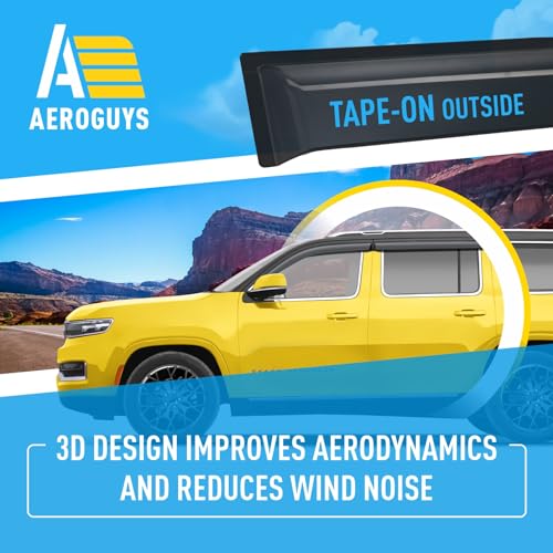 Extra Durable Window Deflectors Tape (4 Count)