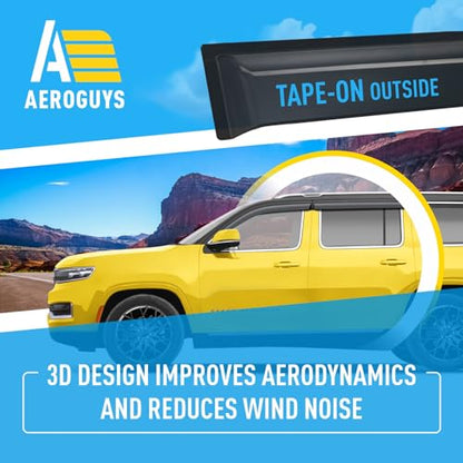Extra Durable Window Deflectors Tape (4 Count)