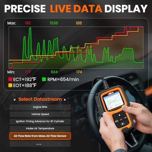 AD410 PRO OBD2 Scanner and Battery Tester