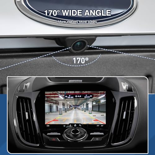 Rear View Backup Reverse Camera Parking Fit for Ford Escape 2014