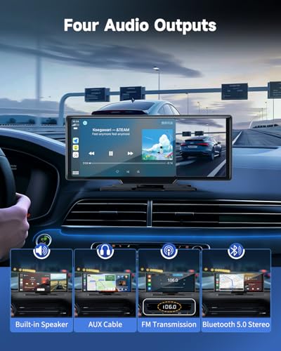 Wireless Portable Carplay Screen for Car