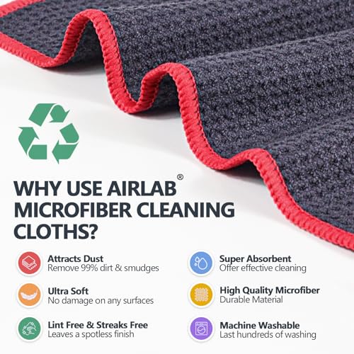 Glass Polishing Streak Free Miracle Cleaning Cloth (6 Count)
