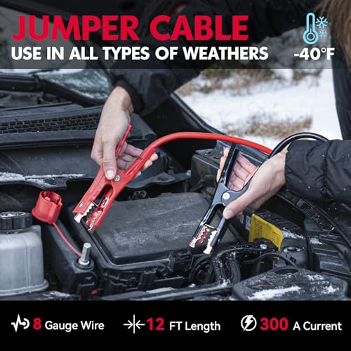 Car Emergency Kit with Portable Air Compressor (112 Count)