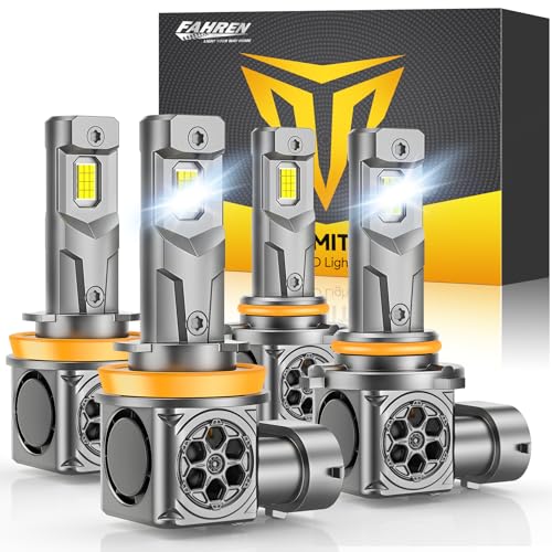 Upgraded h11 9005 Bulbs Combo (4 Count)