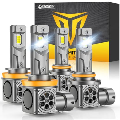 Upgraded h11 9005 Bulbs Combo (4 Count)