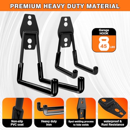 Heavy Duty Wall Garage Hooks (12 Count)