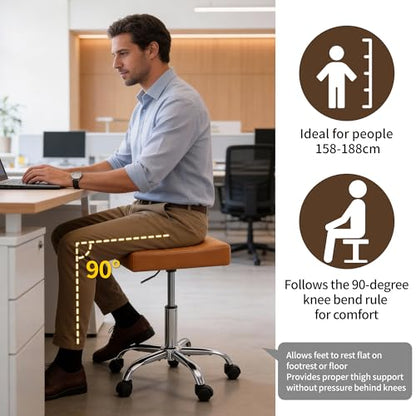 Office Stool with Wheels