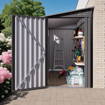 4x9 FT Lean to Shed with Windows