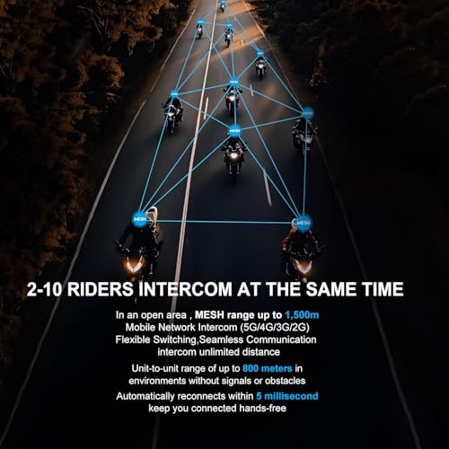 X10 Motorcycle Helmet Bluetooth Headset Speakers Headphone