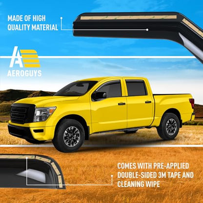 Extra Durable Window Deflectors in (4 Count)