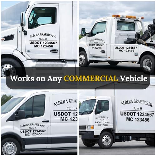Custom US DOT Trucking Decal Sticker
