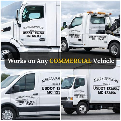 Custom US DOT Trucking Decal Sticker
