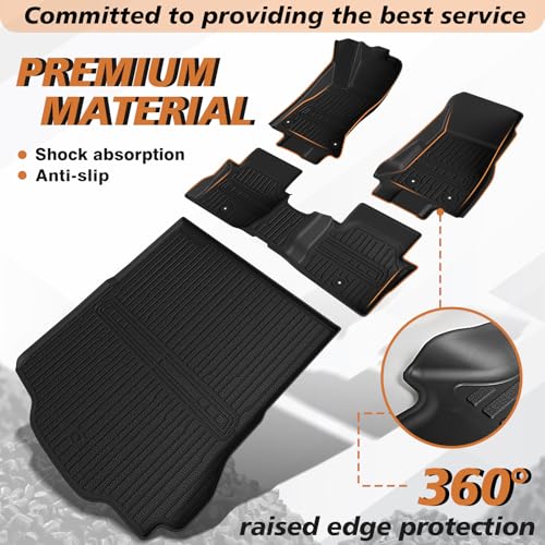 Floor Mats & Trunk Mat for 2026 2025 2024 Dodge Charger EV