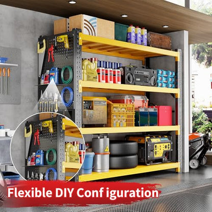 Garage Storage Rack with 2 Pegboards