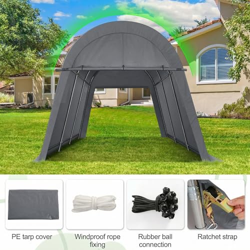 Carport Canopy 10x15 Heavy Duty Portable Garage