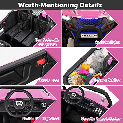 2 Seater Ride on Car for Kids