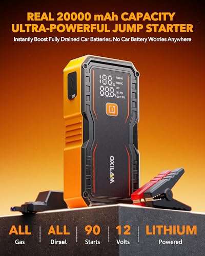 20000mAh Jump Starter for All Gas & Diesel Engines
