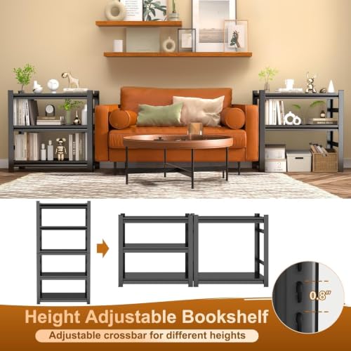 16''W*16" D Garage Shelving Heavy Duty Metal Storage Shelves Series (4 Count)
