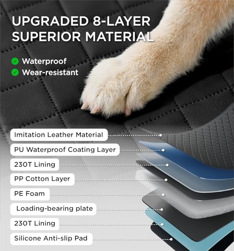 Dog Car Seat Cover for Back Seat