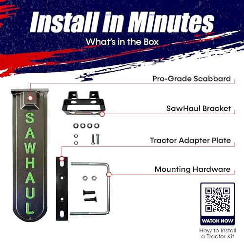 GearHaul SawHaul Fixed Universal Tractor Chainsaw Carrier