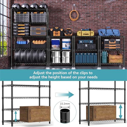 5 Shelf Storage Shelves (5 Count)