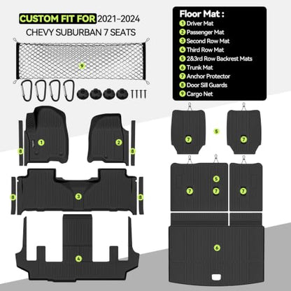 Floor Mat Set for 2021