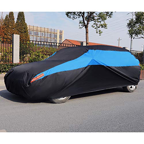 Waterproof Car Cover All Weather Snowproof UV Protection Windproof Outdoor Full car Cover