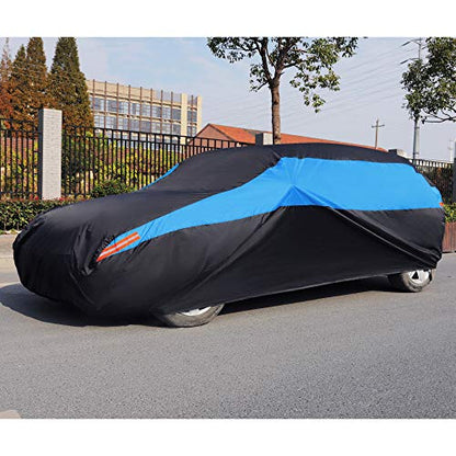Waterproof Car Cover All Weather Snowproof UV Protection Windproof Outdoor Full car Cover